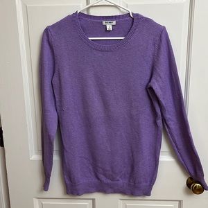 Purple sweater!